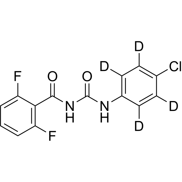 Diflubenzuron-d<sub>4</sub> Chemical Structure