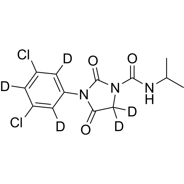 Iprodione-d<sub>5</sub> Chemical Structure
