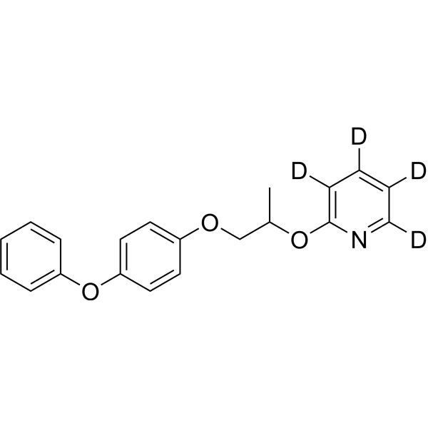 Pyriproxyfen-d<sub>4</sub> Chemical Structure