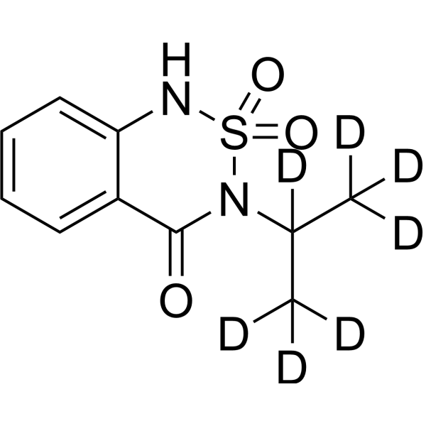Bentazone-d<sub>7</sub> Chemical Structure