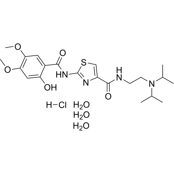 Acotiamide monohydrochloride trihydrate Chemical Structure