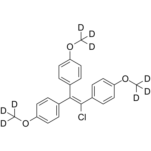 Chlorotrianisene-d<sub>9</sub> Chemical Structure