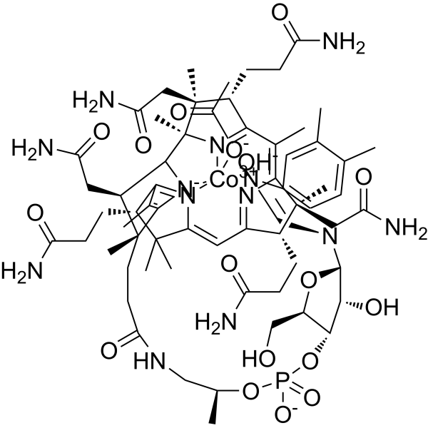 Hydroxocobalamin acetate (Standard) Chemical Structure