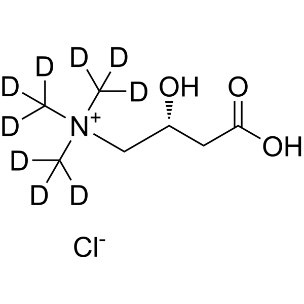L-Carnitine-d<sub>9</sub> chloride Chemical Structure
