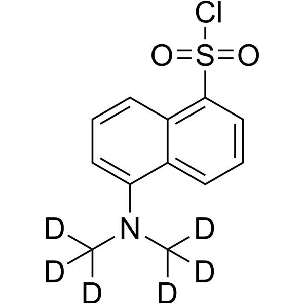 Dansyl chloride-d<sub>6</sub> Chemical Structure