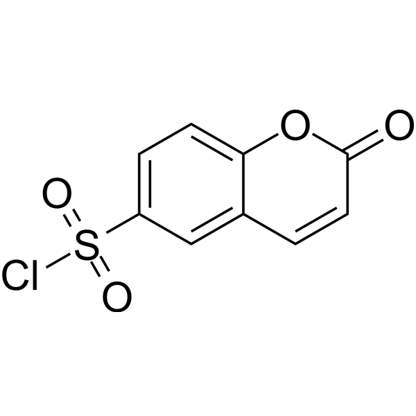 Coumarin-6-sulfonyl chloride Chemical Structure