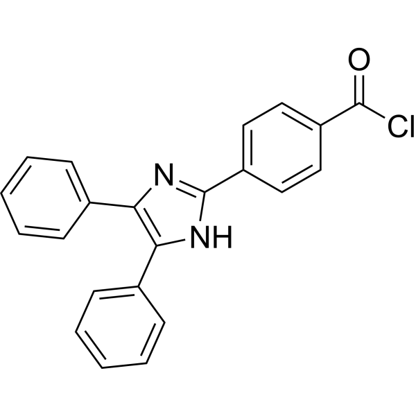 4-(4,5-Diphenyl-1H-imidazol-2-yl)benzoyl chloride Chemical Structure