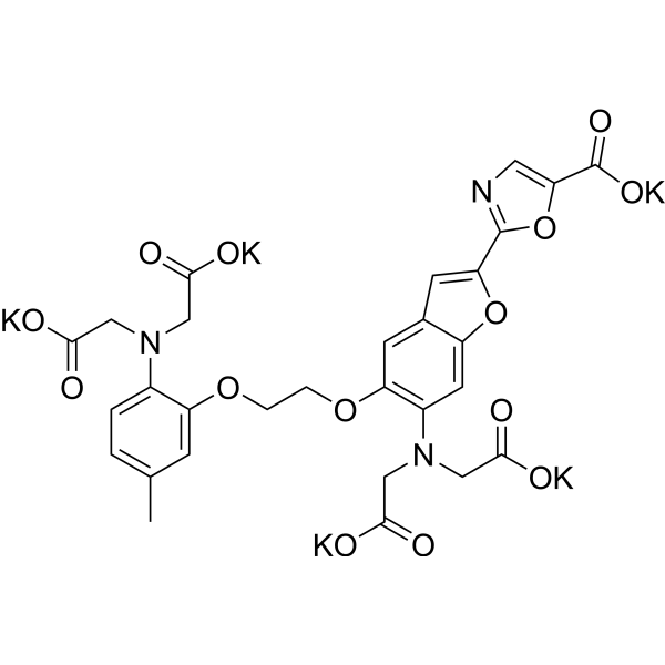 Fura-2 pentapotassium Chemical Structure