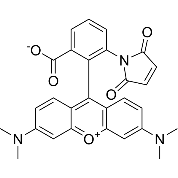 Tetramethylrhodamine-6-maleimide Chemical Structure