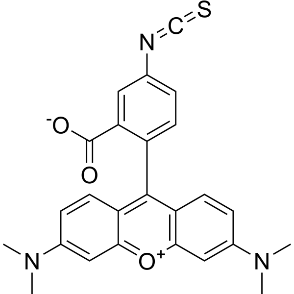 Tetramethylrhodamine-5-isothiocyanate Chemical Structure