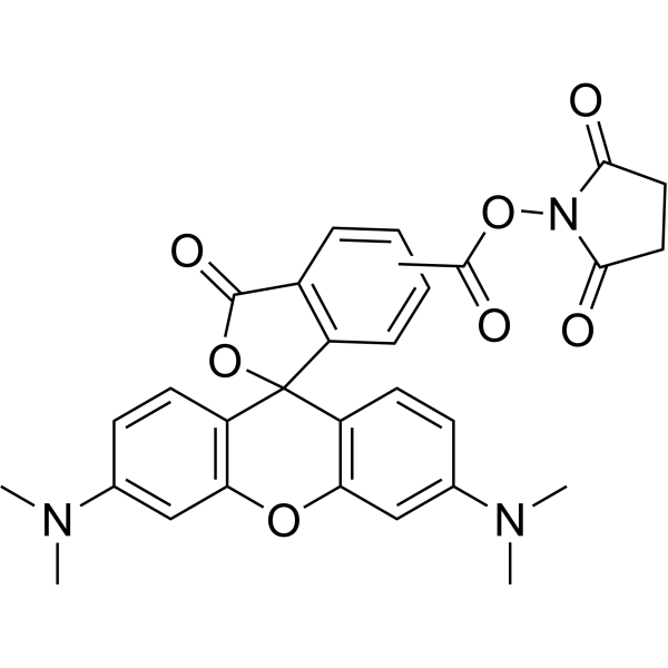 NHS-5(6)Carboxyrhodamine Chemical Structure
