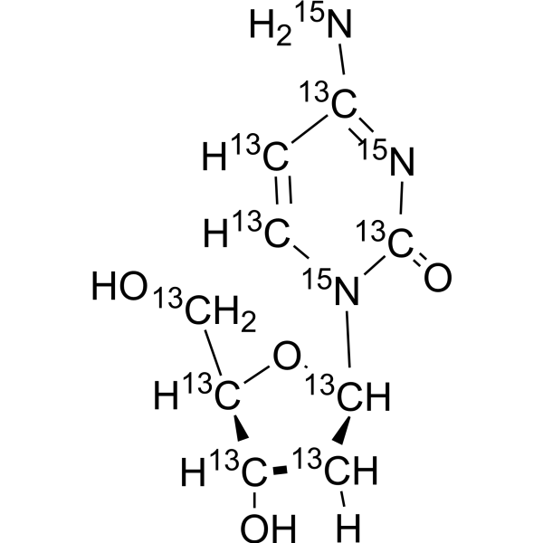 2'-Deoxycytidine-13C9,<em>15</em><em>N</em>3