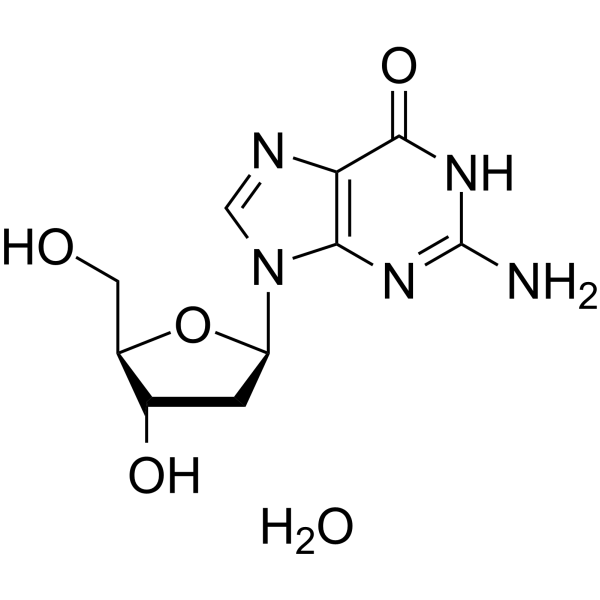 2'-Deoxyguanosine monohydrate Chemical Structure