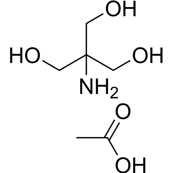 THAM acetate Chemical Structure