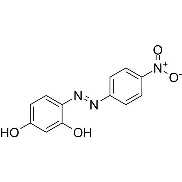 4-(4-Nitrophenylazo)resorcinol Chemical Structure