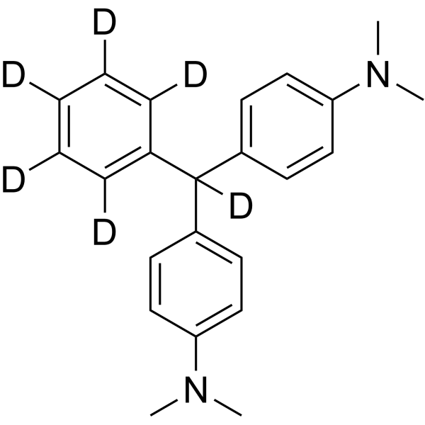 Leucomalachite green-d<sub>6</sub> Chemical Structure