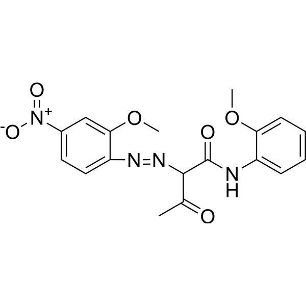C.I. Pigment yellow 74 Chemical Structure