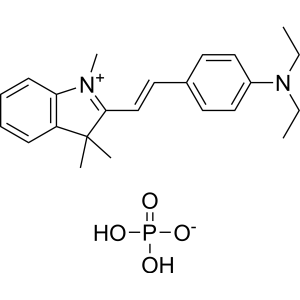Basic violet 16 phosphate Chemical Structure