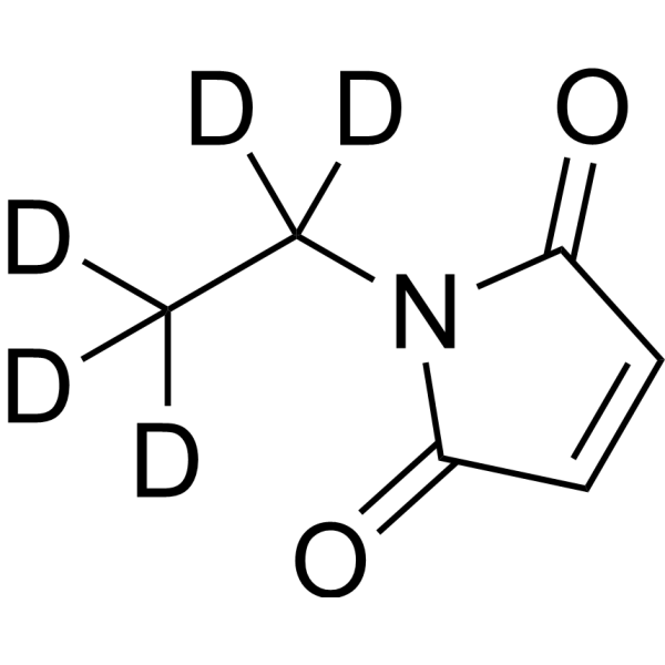 N-Ethylmaleimide-d<sub>5</sub> Chemical Structure
