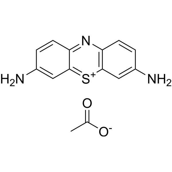 Thionin acetate Chemical Structure