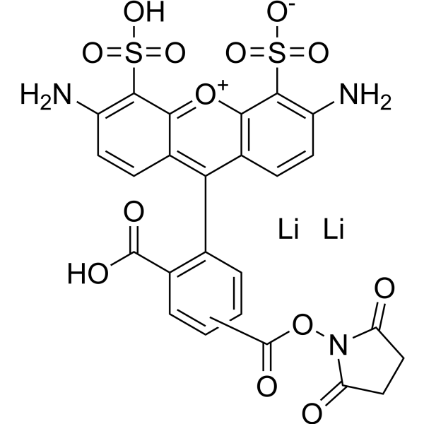 TFAX 488,SE dilithium Chemical Structure