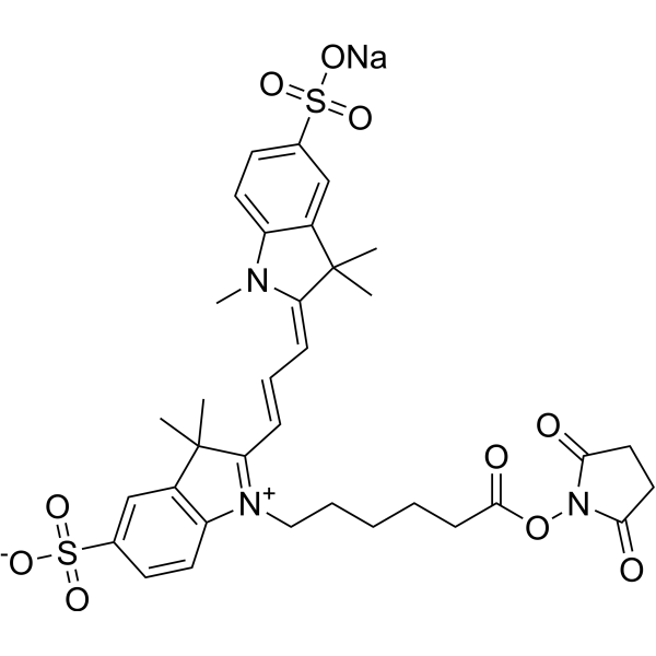 Sulfo-<em>cyanine3</em> <em>NHS</em> ester sodium