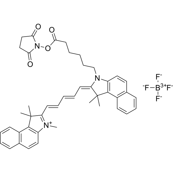 Cyanine5.5 NHS ester tetrafluoroborate Chemical Structure