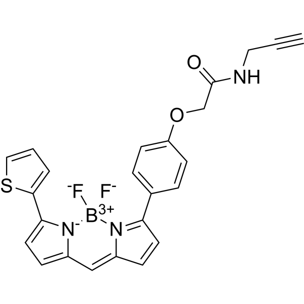 Bodipy TR alkyne Chemical Structure