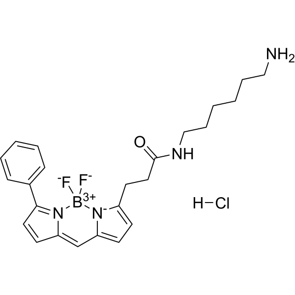 BDP R6G amine hydrochloride Chemical Structure