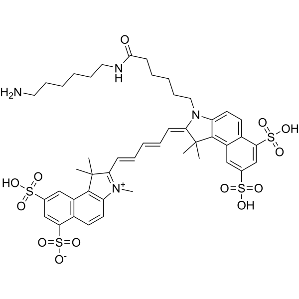 <em>Sulfo</em>-Cyanine5.5 amine
