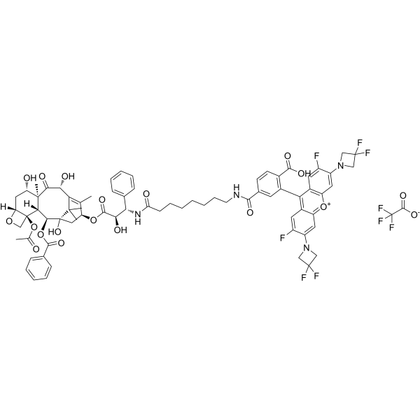 JF526-Taxol TFA Chemical Structure