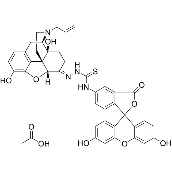 Naloxone <em>fluorescein</em> acetate