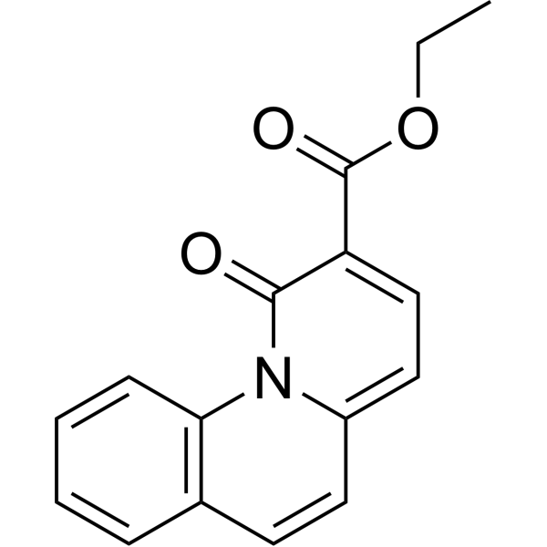 Ethyl benzo[6,7]-4-oxo-4H-quinolizine-3-carboxlate Chemical Structure
