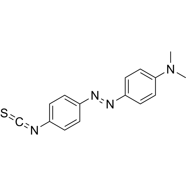 4-(N,N-Dimethylamino)azobenzene-4'-isothiocyanate Chemical Structure