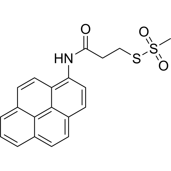 2-(Pyren-<em>1</em>-ylaminocarbonyl)<em>ethyl</em> methanethiosulfonate