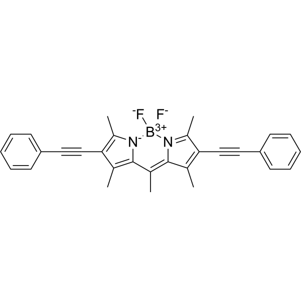 8-Methyl-2,6-diphenylethynyl-BODIPY 505/515