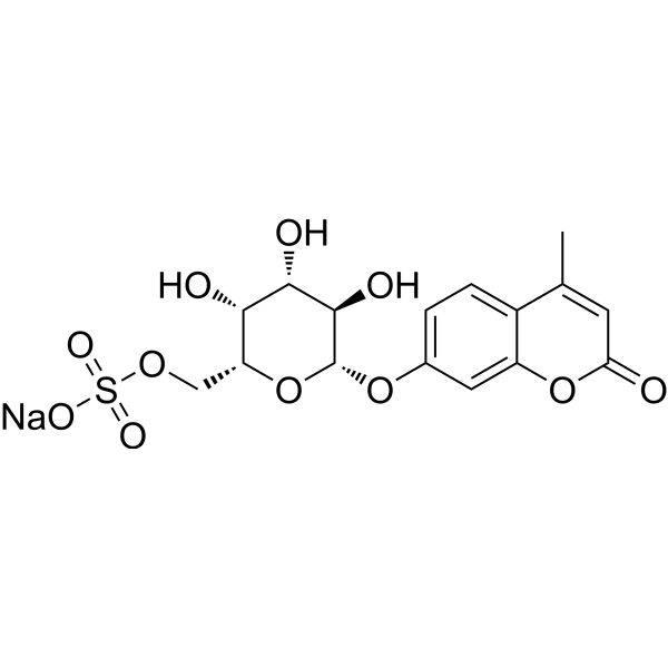 4-Methylumbelliferyl-β-D-galactopyranoside <em>6</em>-sulfate sodium