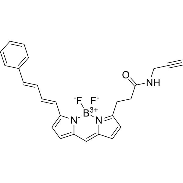 BDP 581/591 alkyne Chemical Structure