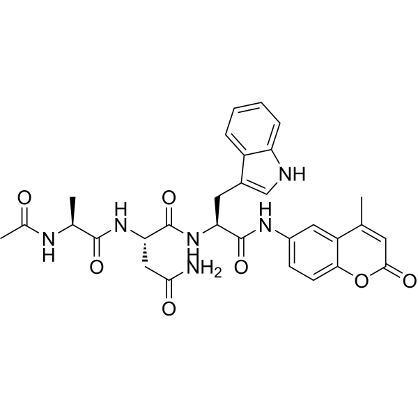 Ac-ANW-AMC Chemical Structure