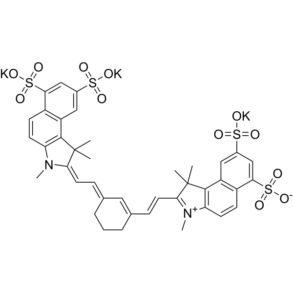 Sulfo-Cy7.5 dimethyl Chemical Structure