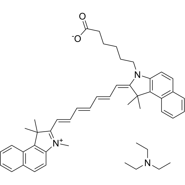 Cy7.5-COOH TEA Chemical Structure