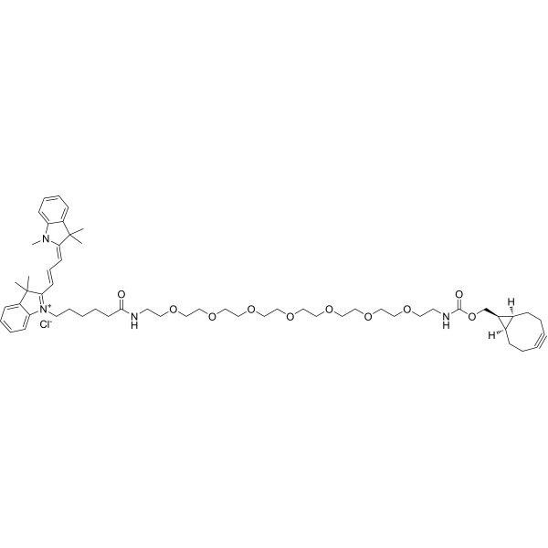 Cy3-PEG7-endo-BCN Chemical Structure