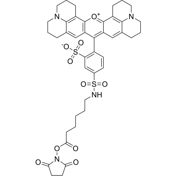 Texas red-X 4-succinimidyl ester Chemical Structure