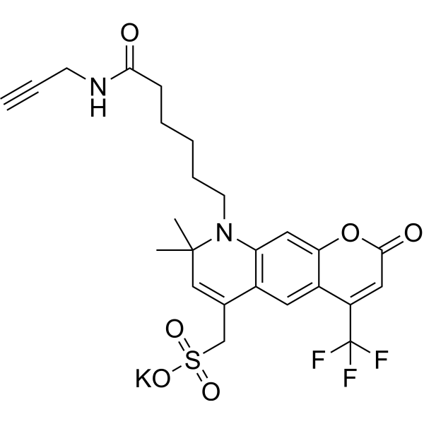 AF 430 alkyne Chemical Structure