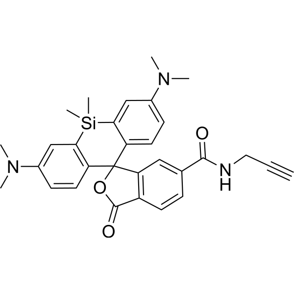 SiR-alkyne Chemical Structure