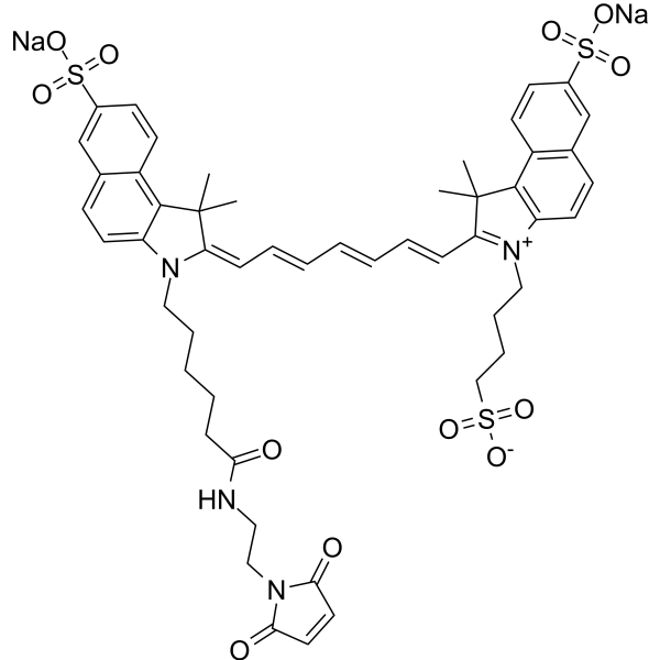 DiSulfo-ICG maleimide Chemical Structure