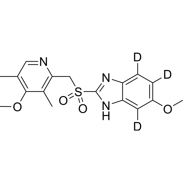 Omeprazole sulfone-d<sub>3</sub> Chemical Structure