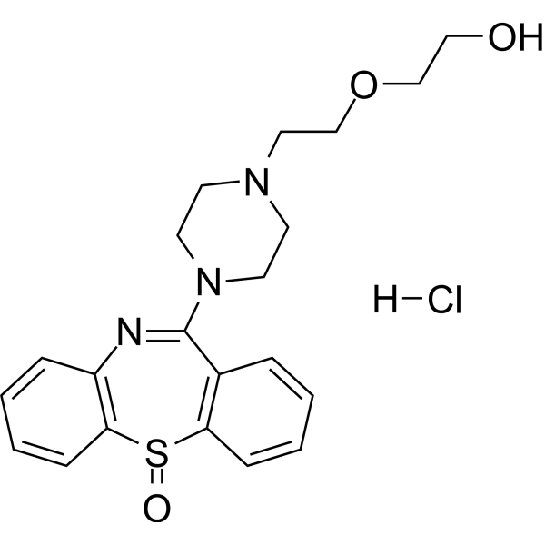 Quetiapine sulfoxide hydrochloride Chemical Structure