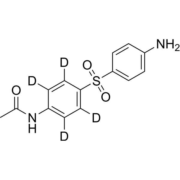 N-Acetyl dapsone-d<sub>4</sub>-1 Chemical Structure