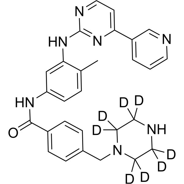 N-Desmethyl imatinib-d<em>8</em>
